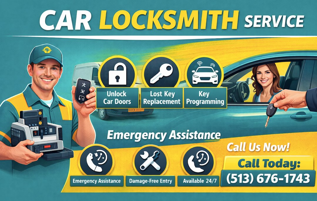 Automotive Locksmith Cincinnati OH - YS Locks & Keys